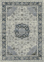 Dynamic Rugs Ancient Garden 57559-9686 Silver and Blue